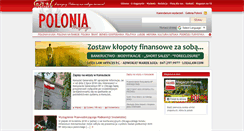 Desktop Screenshot of magazynpolonia.com